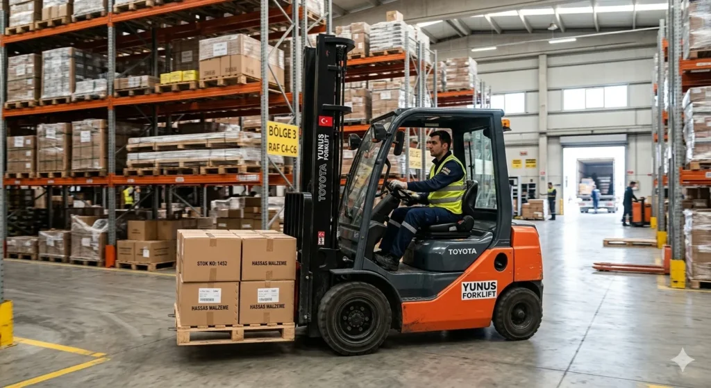 Ataşehir uzman operatörlü kiralık forklift hizmeti - Yunus Forklift