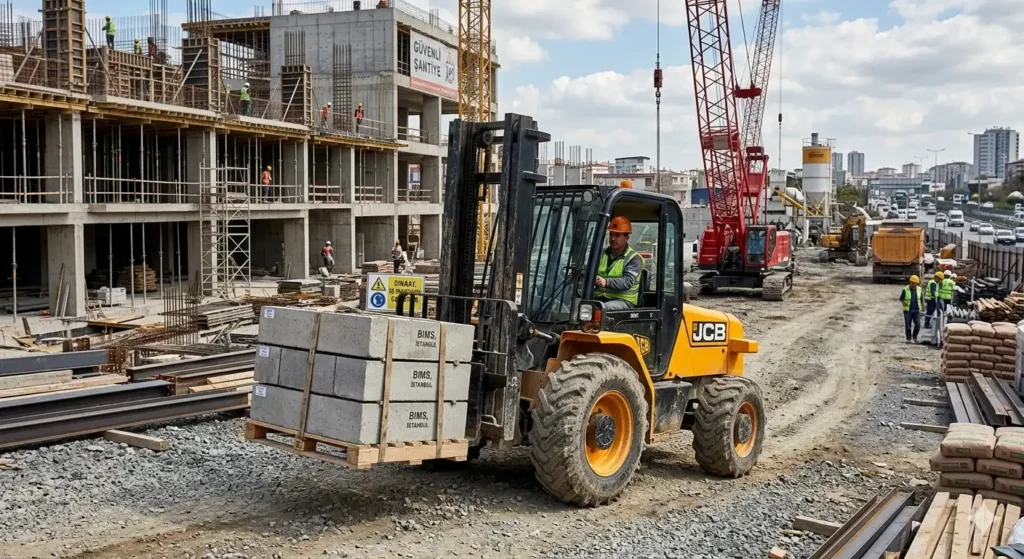Şantiye ve depo kiralık forklift çözümleri